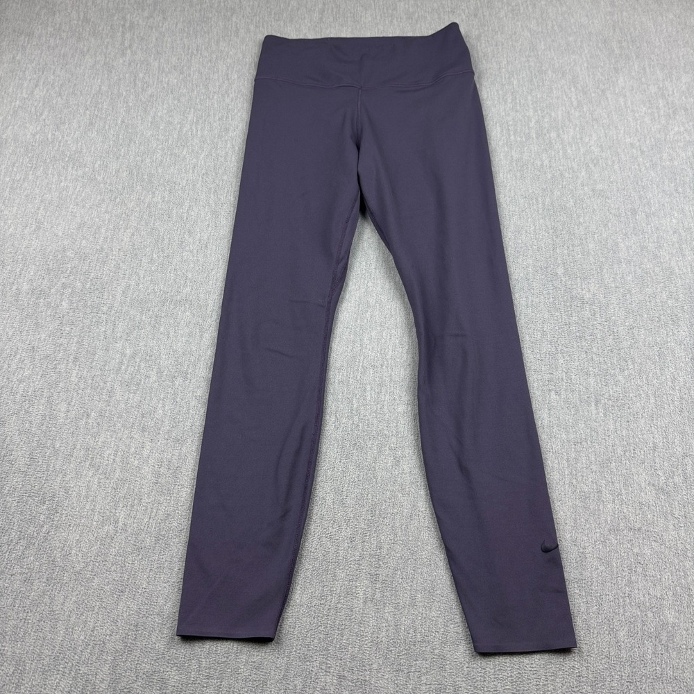 Nike Leggings Women Small Purple One Luxe Dri-Fit Athletic Training Yoga Gym 25"